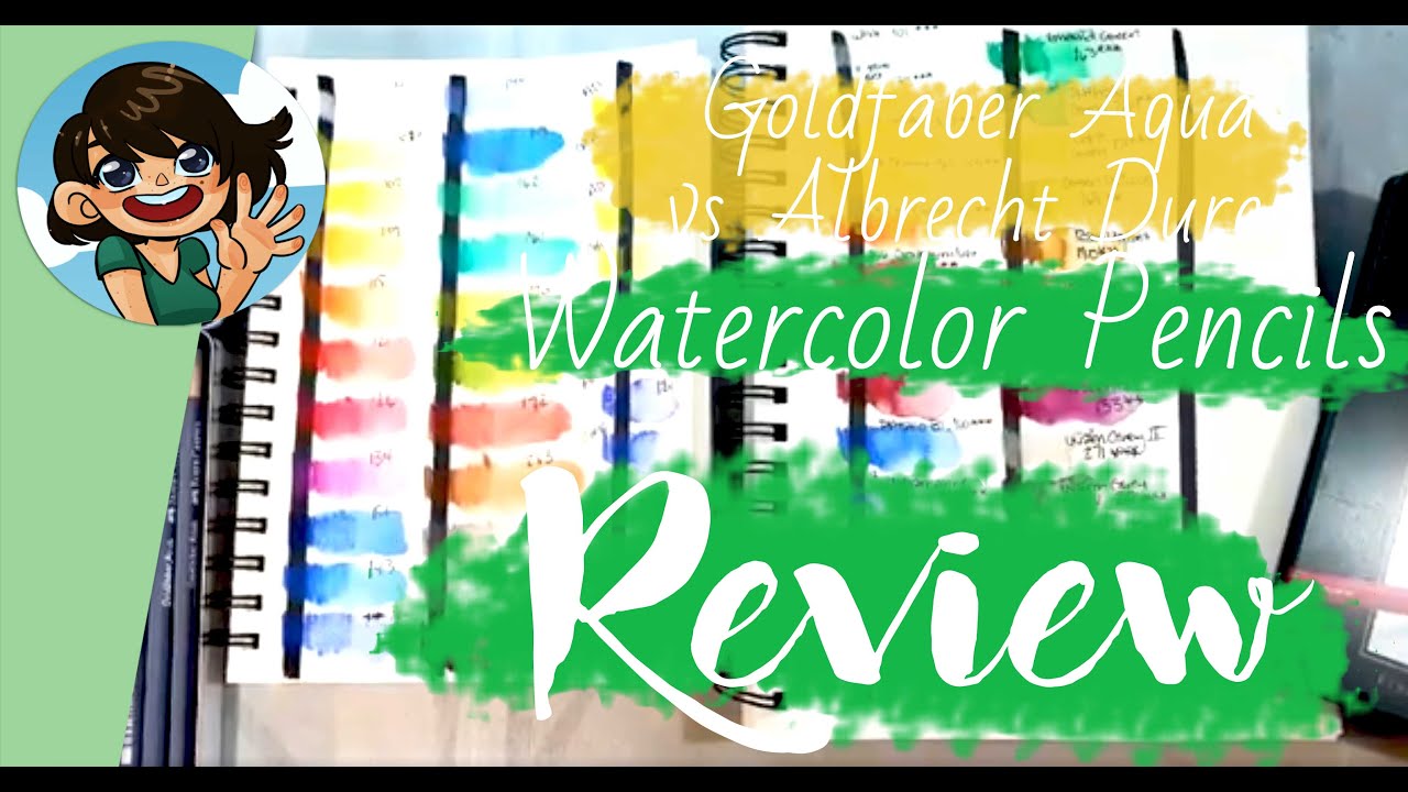 Faber-Castell Goldfaber Aqua Vs Albrecht Durer Watercolor Pencils Comparison