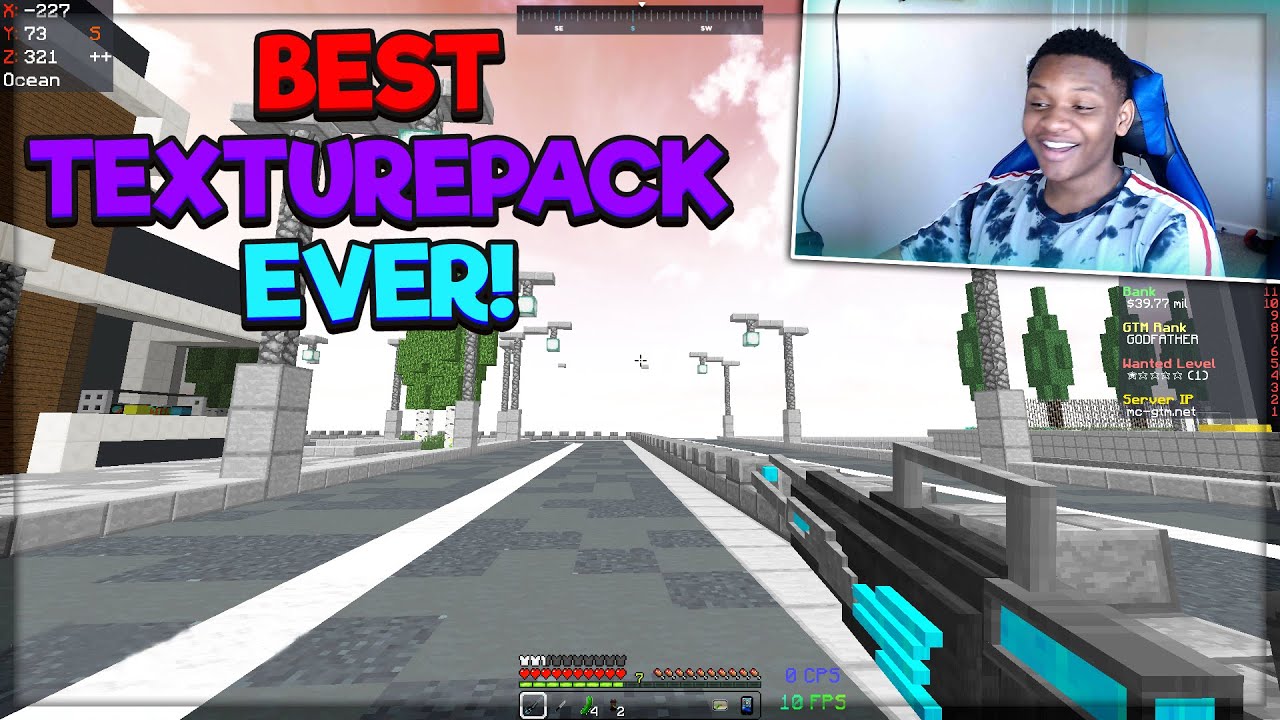 Winging for the first time + Using a staffs texture pack - Minecraft GTM