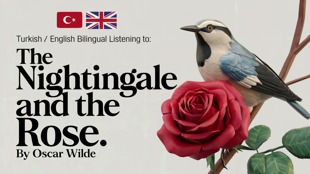 TURKISH / ENGLISH Bilingual Stories: The Nightingale and the Rose by Oscar Wilde