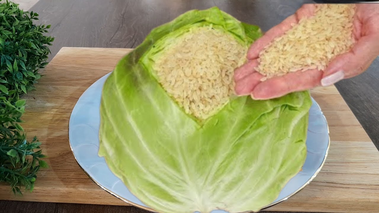 این دستور پخت کلم رو خیلی دوست دارم!شام خوشمزه و آسون!Adelicious recipe with cabbage!Easy dinner