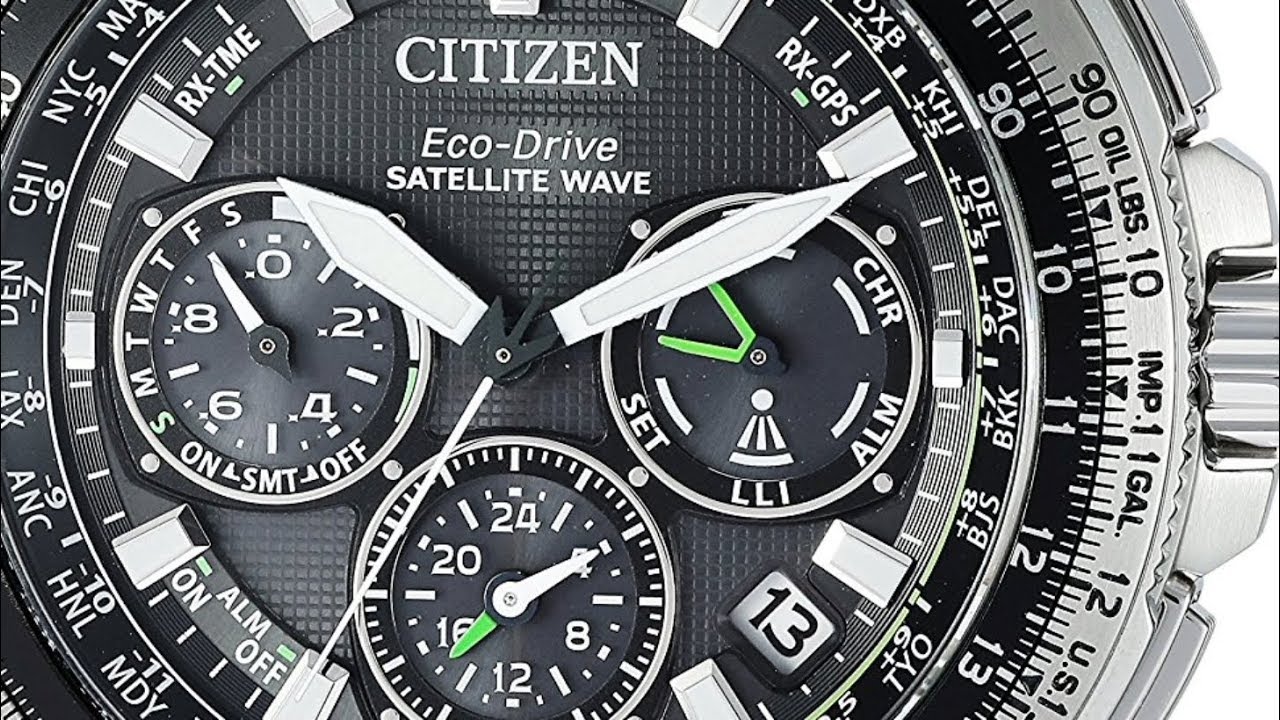 CITIZEN PROMASTER NAVIHAWK SATELLITE WAVE GPS WATCH