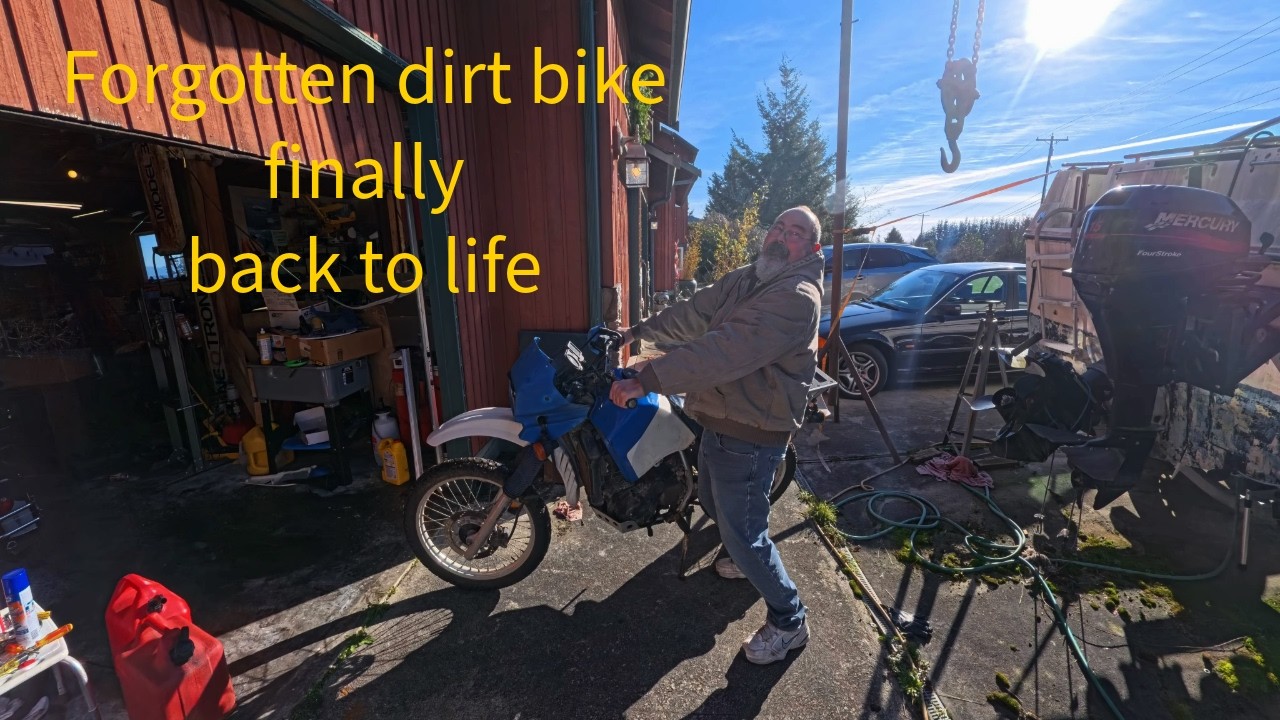 1988 klr650: light bulb check and riding adventure
