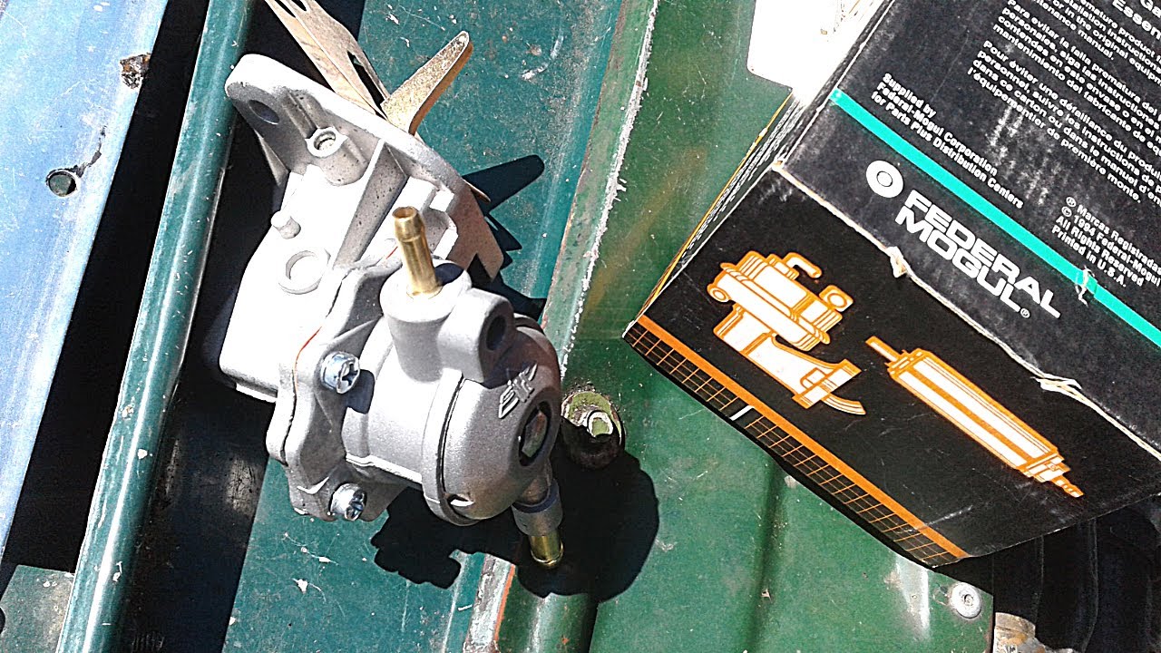 HOW TO INSTALL  A MECHANICAL FUEL PUMP #VOLVOB20A #carrestoration #Volvo144 #fuelpump