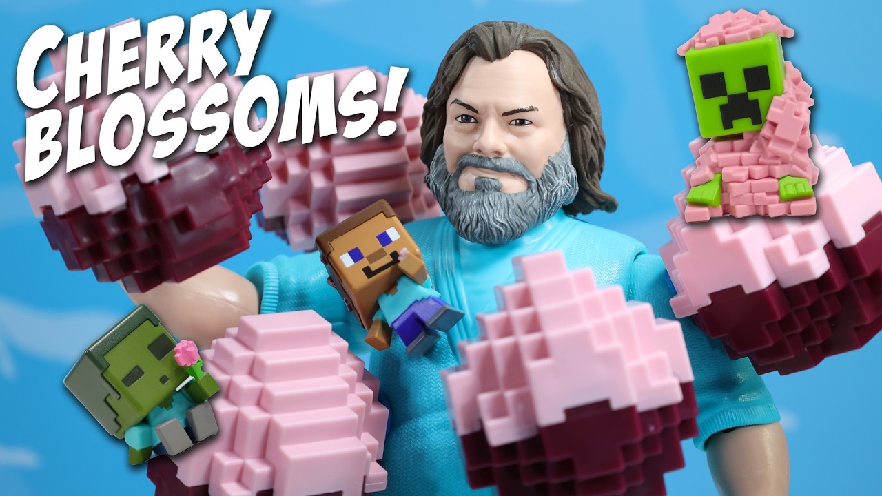 Minecraft Mini Mode minifigures Cherry Blossom Series Review