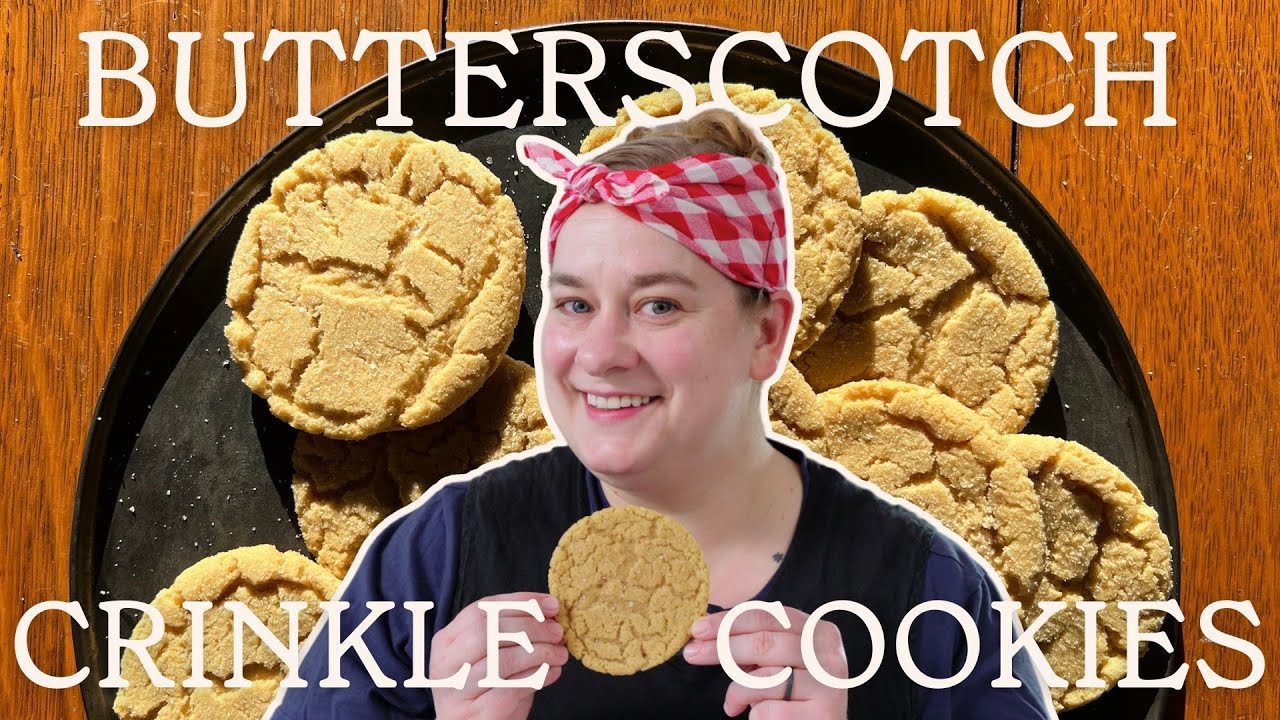 PERFECT Butterscotch Crinkle Cookies! Soft, Chewy & Yummy | Happy Baking with Erin Jeanne McDowell