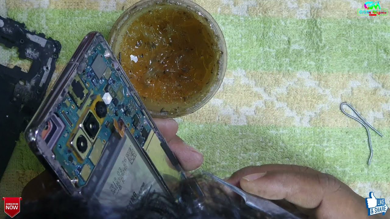Samsung S10 Plus G975F Touch Not Working Water Damage Blank Lcd Display Problem Solution