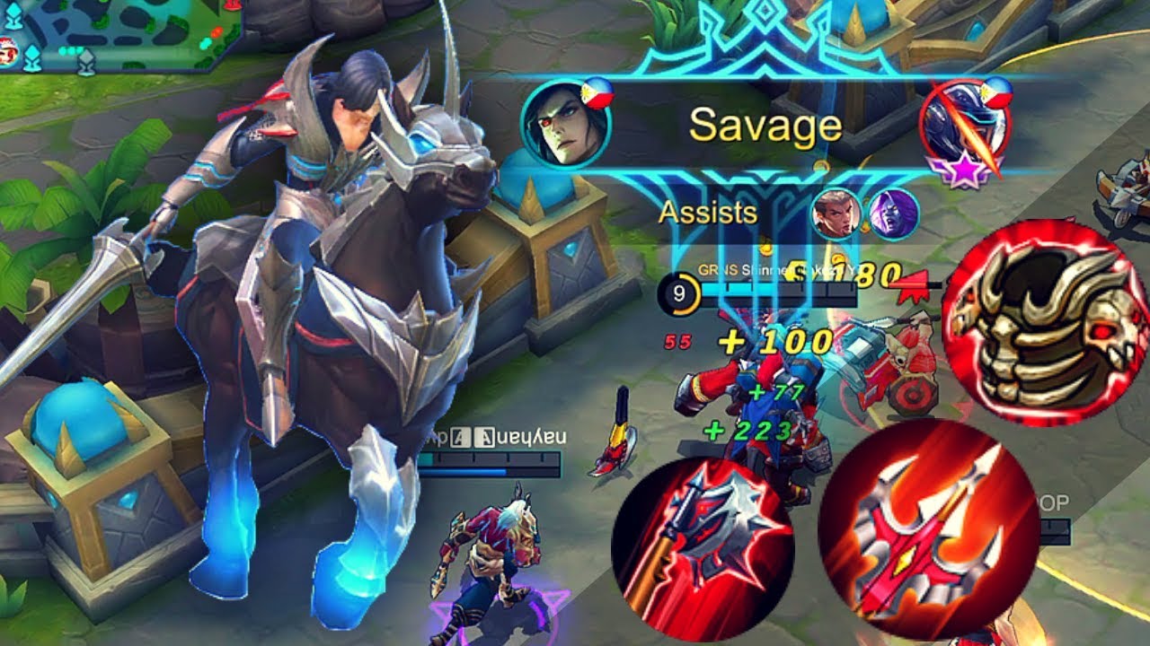 LEOMORD SAVAGE ITEM BUILD EMBLEM TALENT SPELL IN MYTHIC RANK | Mobile Legends