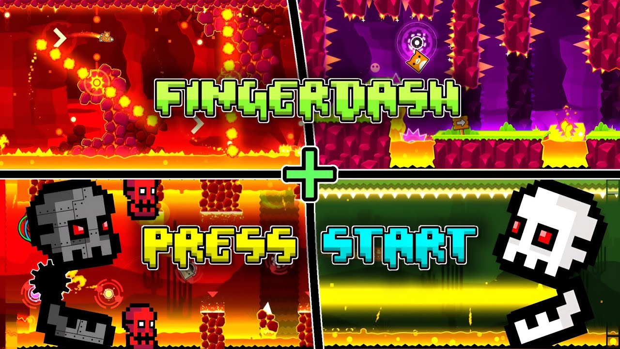 [MASHUP] Fingerbang (Fingerdash Song) + Press Start | Geometry Dash 2.2