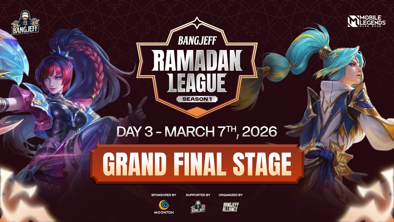 LIVE | BANGJEFF RAMADHAN LEAGUE SEASON 1 – DAY 3 GRAND FINAL STAGE