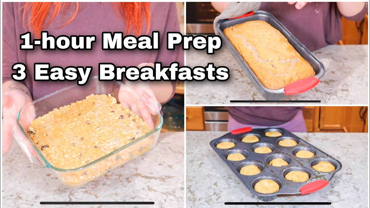 1 Hour Meal Prep | 3 Easy Breakfasts You Can Make Ahead for Just $13.75 | Dollar Tree Dinners
