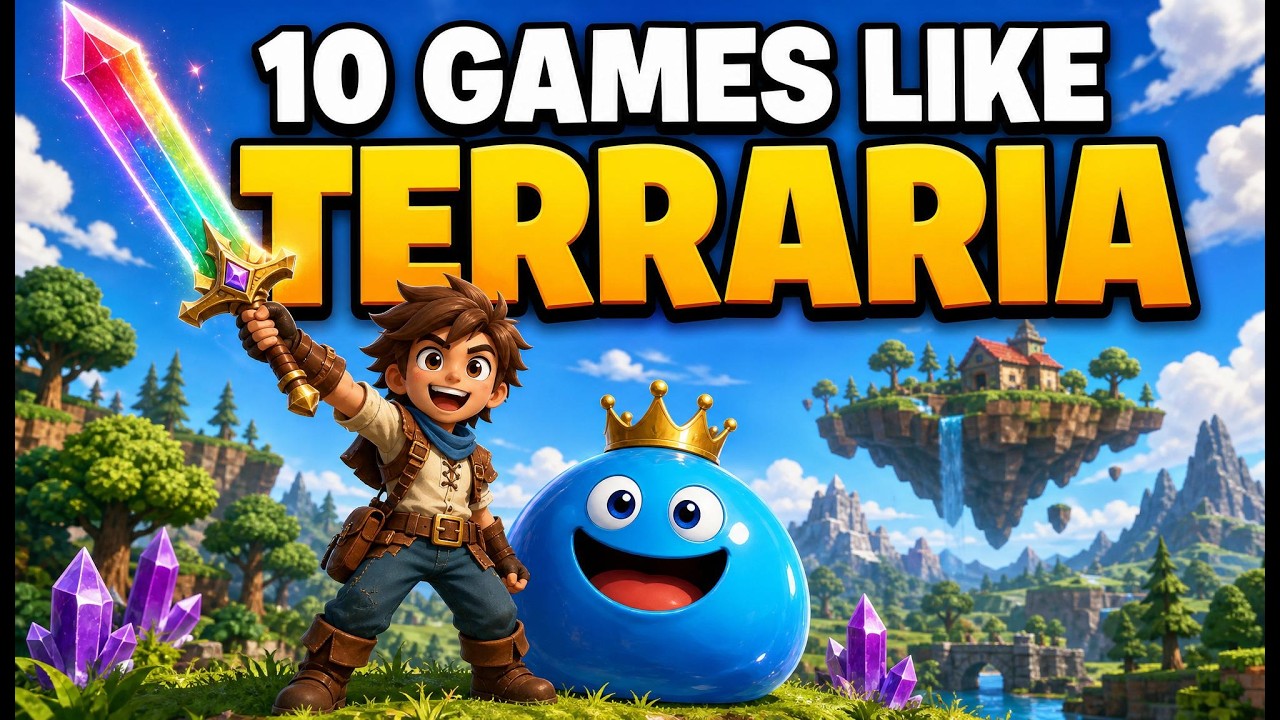 10 игр, похожих на TERRARIA, в которые стоит поиграть в 2026 году