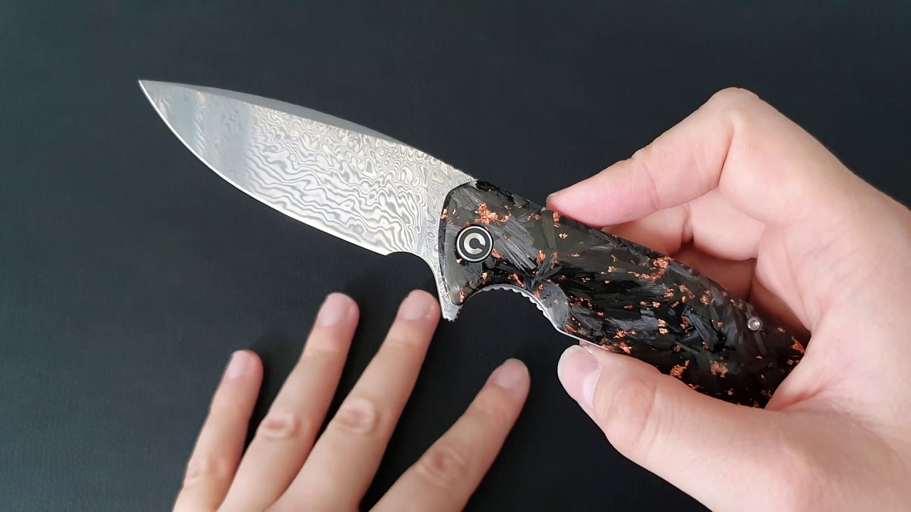 Civivi Incite CF Copper Damascus