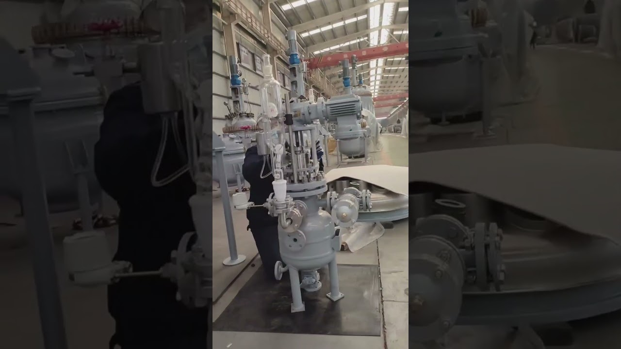 Glass lined kettle #machine
