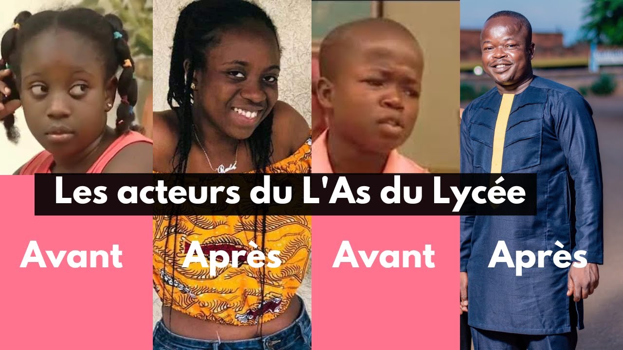 Difference d'Avant et Apres de Fanny, Ismael, et Joh , les acteurs du film L'As du Lycée