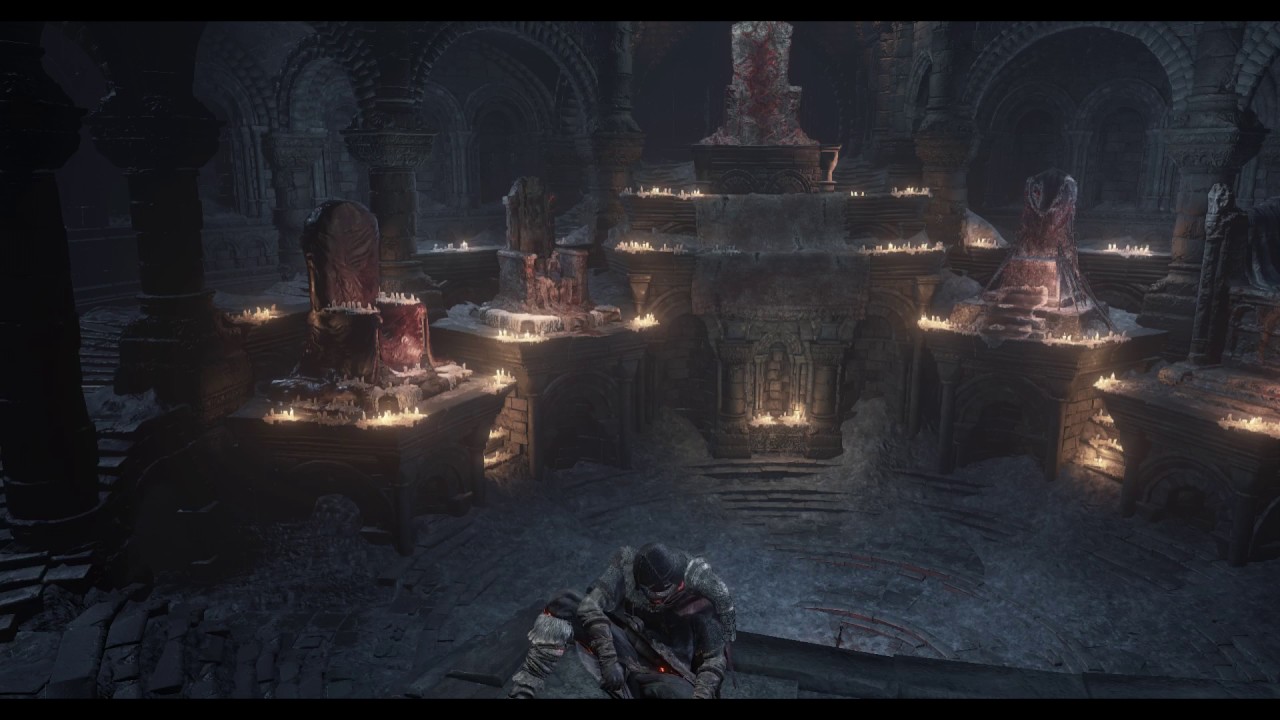 Dark Souls 3 - Ambience and music at Firelink Shrine