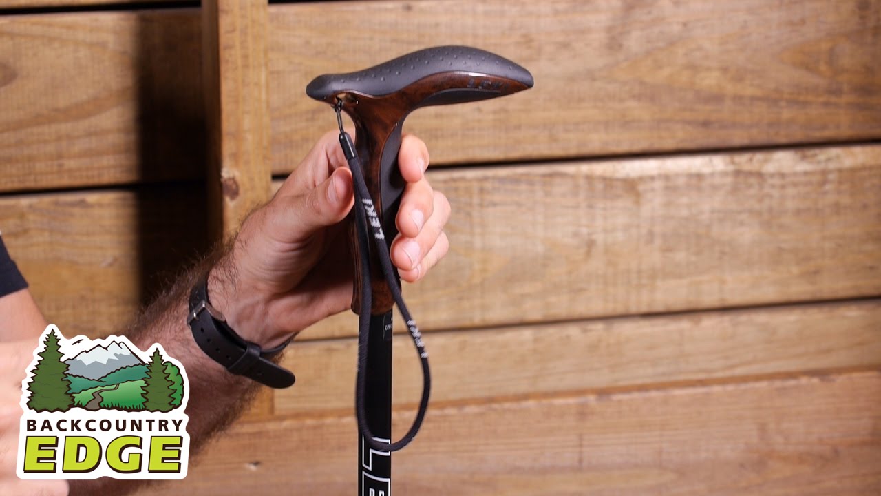 LEKI Wanderfreund Black Carbon Walking Staff
