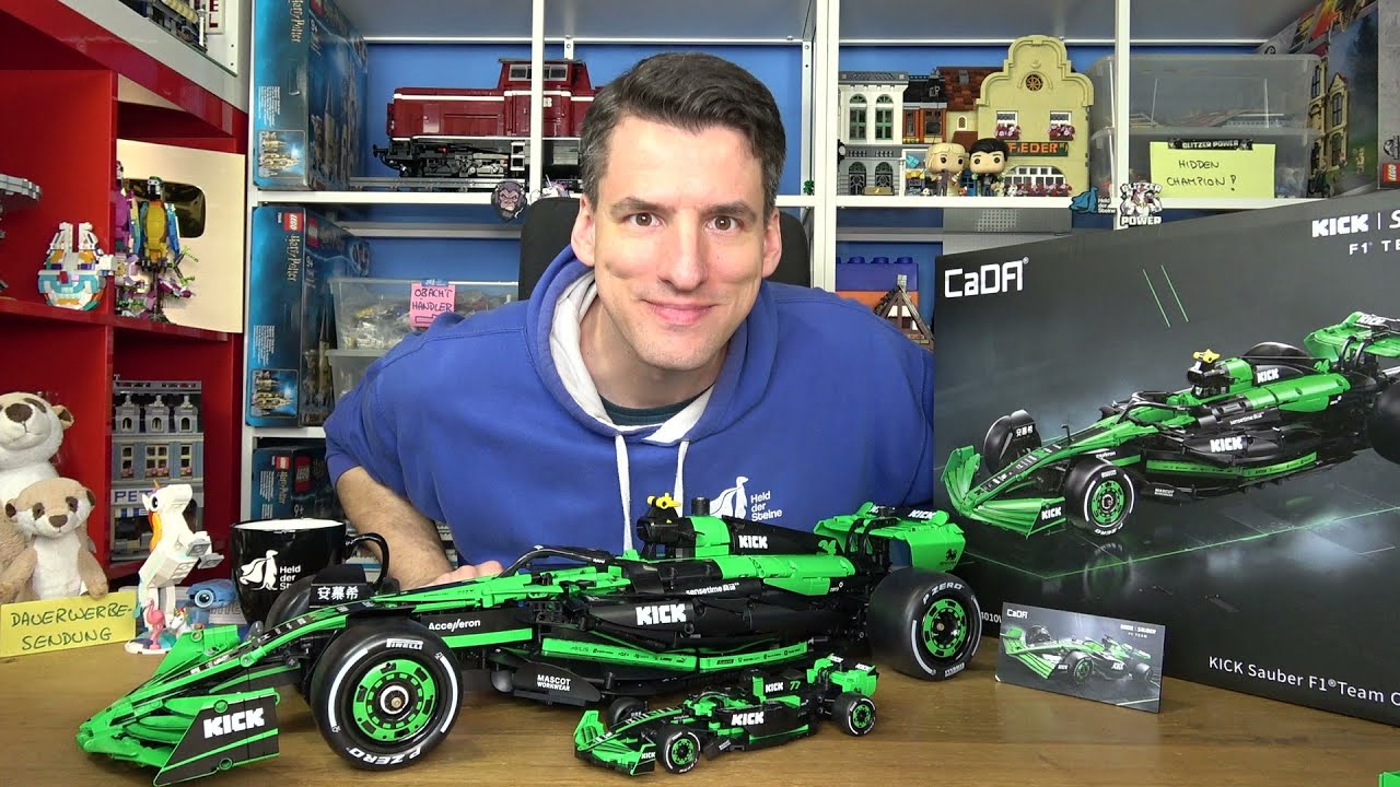 Der beste Technic-Formel 1 Wagen: CaDa&reg; C64010W Kick Sauber F1 Team C44 2024