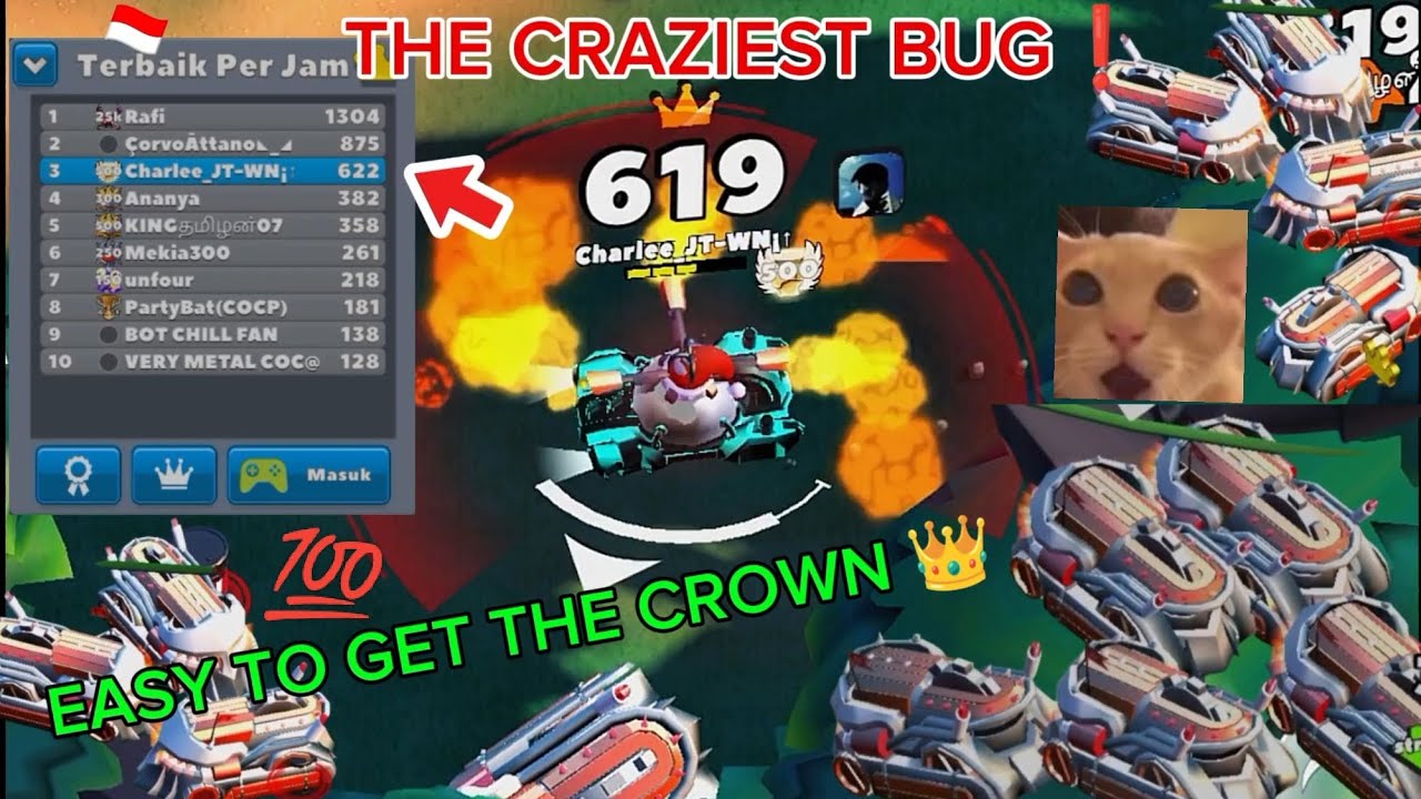 the craziest crown BuG! 👑 (Crash of Cars)