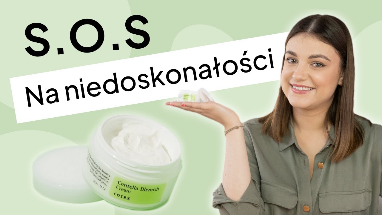 Szybki spos&oacute;b na wypryski 🤩  wielofunkcyjny krem 💚 COSRX CENTELLA BLEMISH CREAM 💚