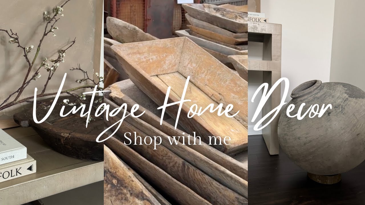 VINTAGE HOME DECOR SHOP WITH ME | GOLDEN OLDIES, HOMEGOODS + MORE