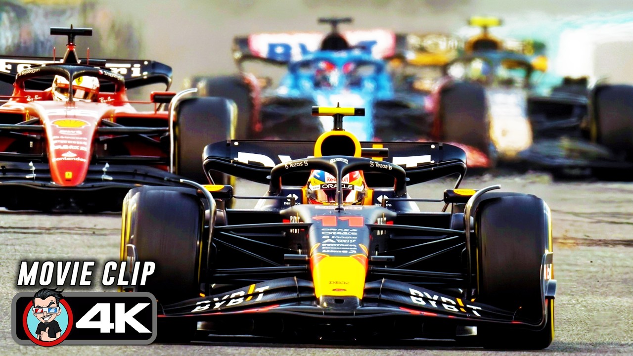 Brad Pitt Outraces World's Best Drivers Scene | F1 (2025) Movie CLIP 4K