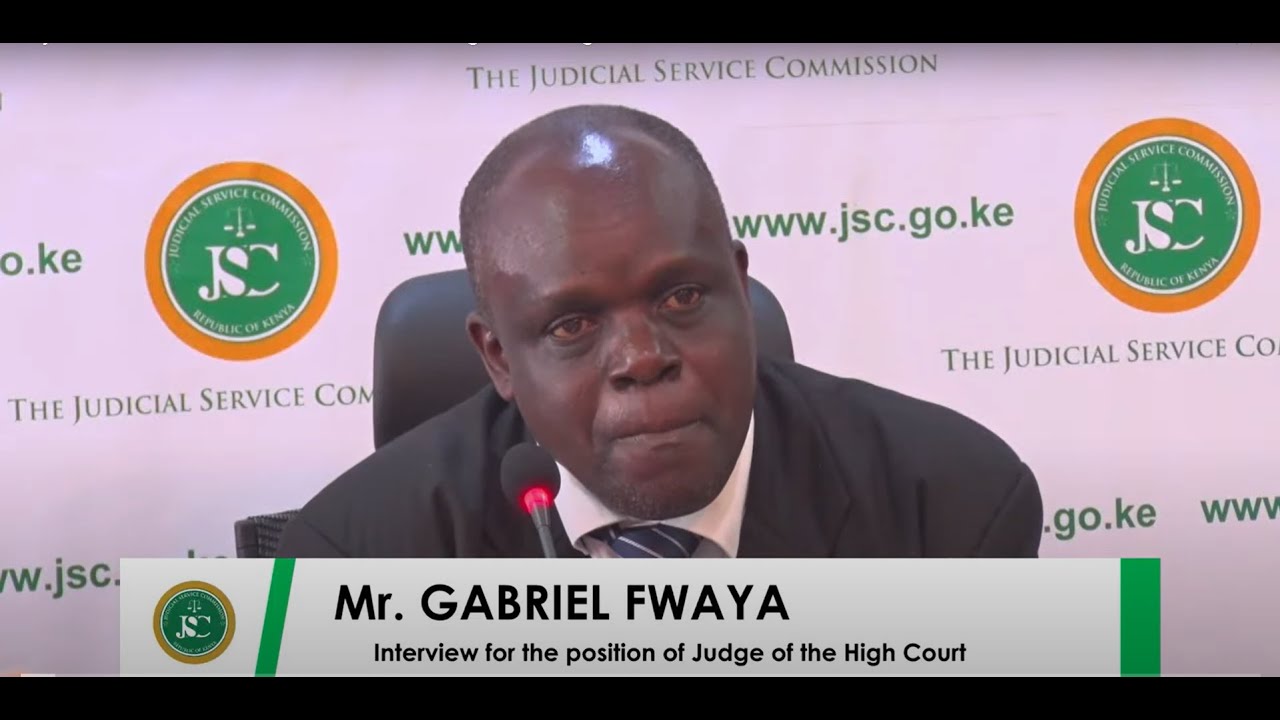 Mr. Gabriel Fwaya for the position of Judge of the High Court