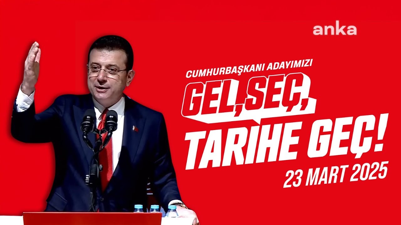 CHP “Gel, Seç, Tarihe Geç” ön seçim toplantısı | Ankara