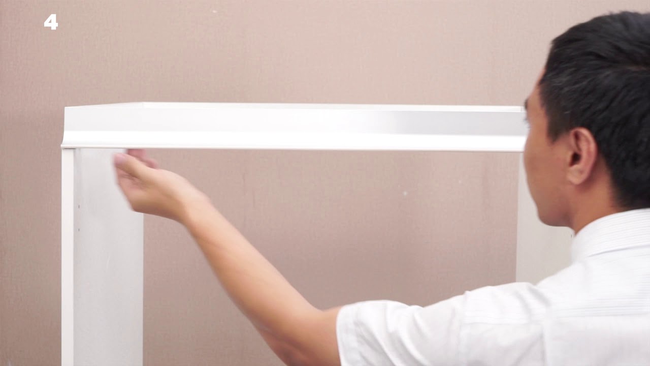 How to install sink cabinet?