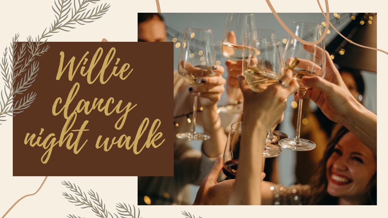WILLIE CLANCY WEEK NIGHT WALK //NIGHT WALK MILLTOWN MALBAY CLARE IRELAND.