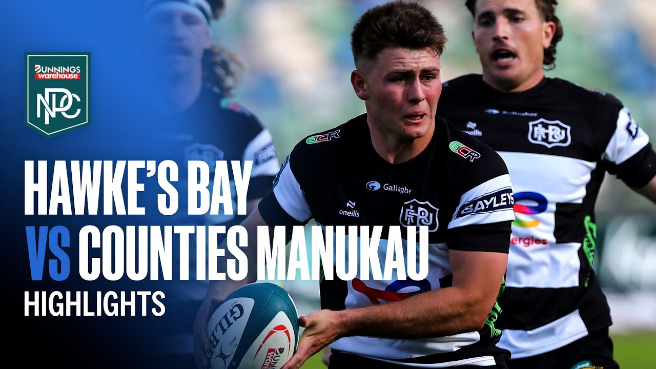 RD 1 HIGHLIGHTS: Hawke's Bay v Counties Manukau (Bunnings NPC 2025)