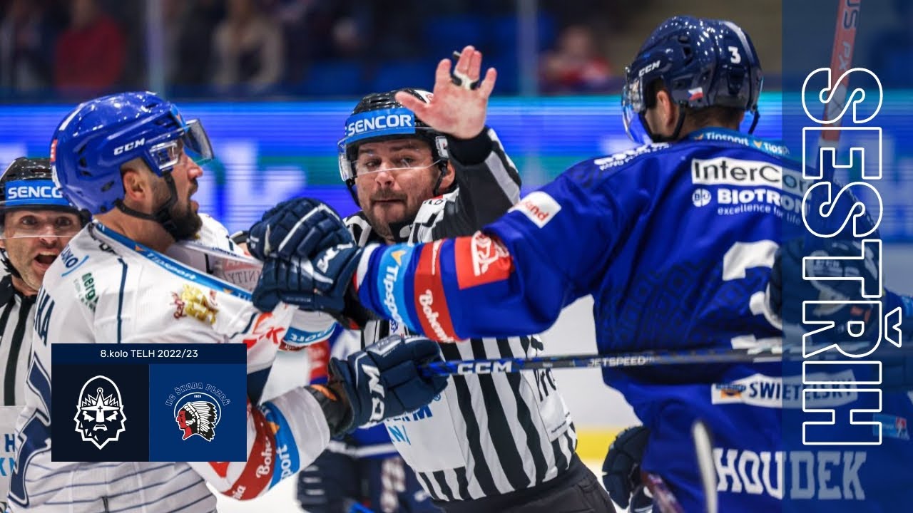 Rytíři Kladno - HC Škoda Plzeň | SESTŘIH, 8.kolo TELH 2022/23, 7.10.2022