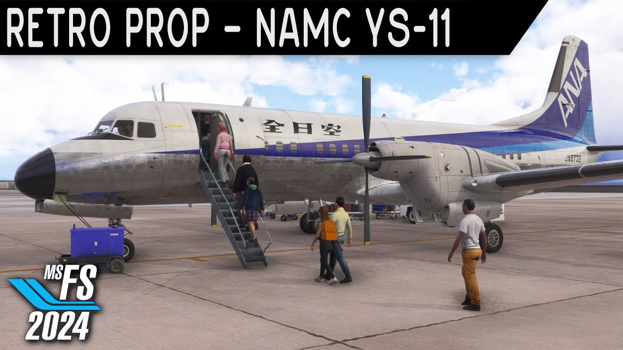 Retro Prop Flying – NAMC YS-11 iniBuilds Local Legends – MSFS 2024