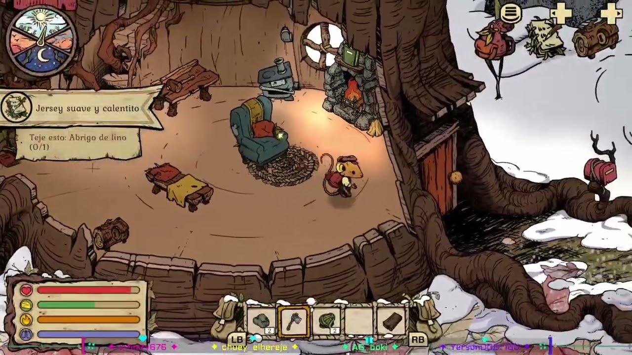 1. Winter Burrow 🐭 ✦ Este ratoncito huerfanito tiene frío, vamos a ayudarlo :3 ✦