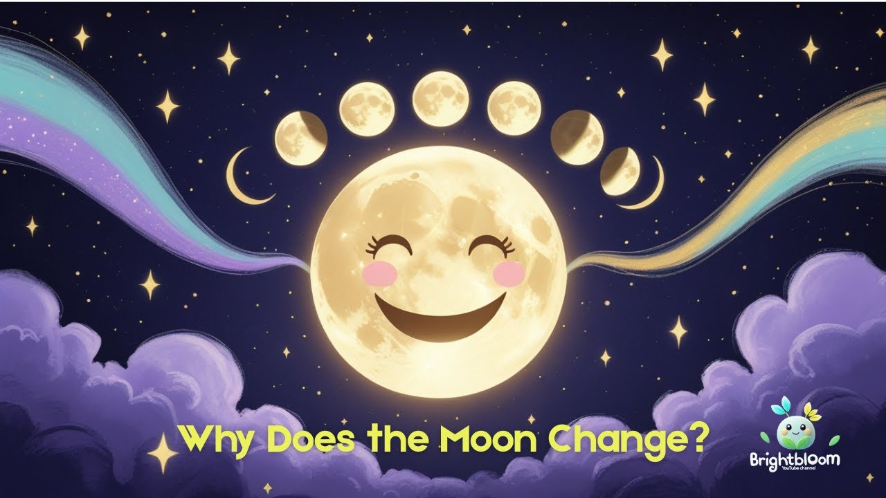 Why the Moon Looks Different Every Night 🌕🌙 For Curious Little Learners🌱