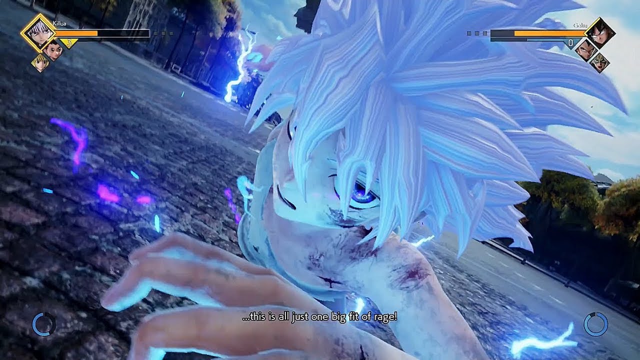 Killua Zoldyck Vs Katsuki Bakugo Jump Force Gameplay