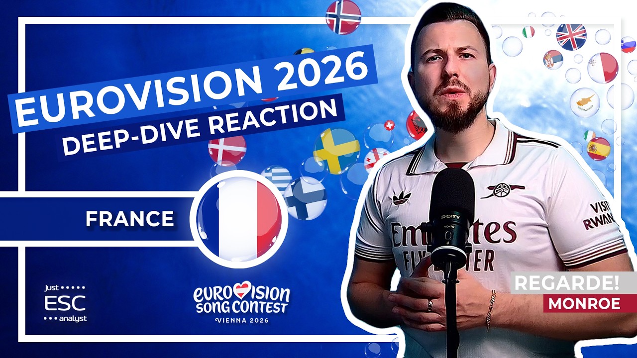 🇫🇷 Most In-Depth Analysis and Reaction to FRANCE in EUROVISION 2026 | Monroe - Regarde! Look!