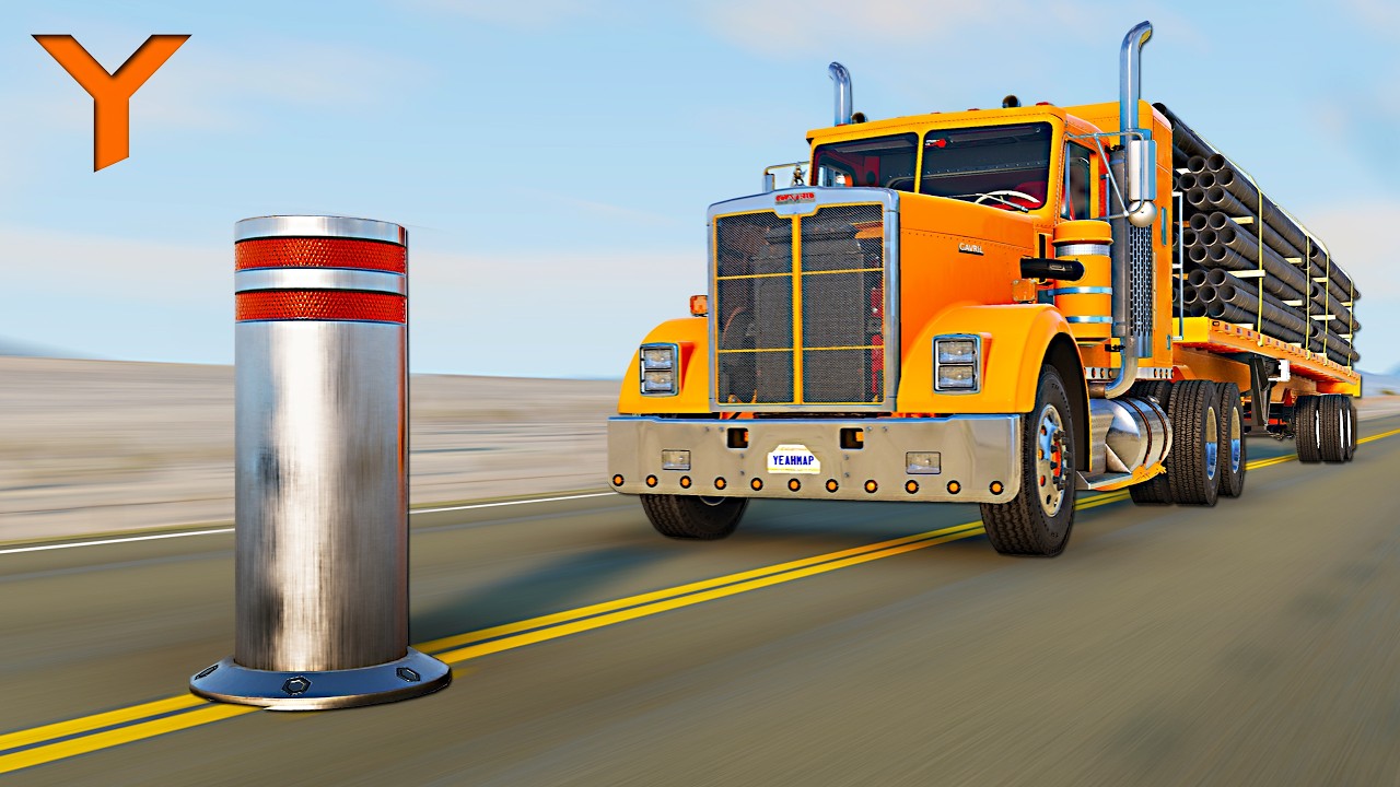 Realistic Crash Tests at Different Speeds #1 | BeamNG.drive