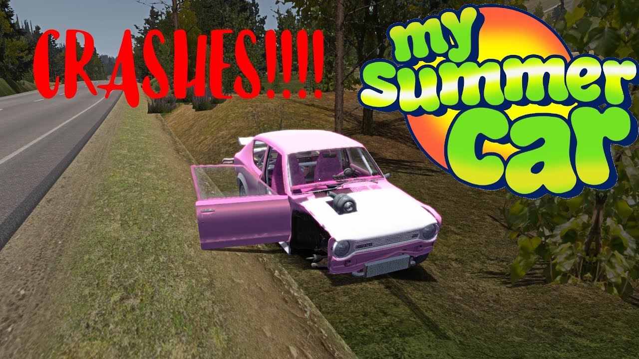 My summer car Satsuma crashes!!!