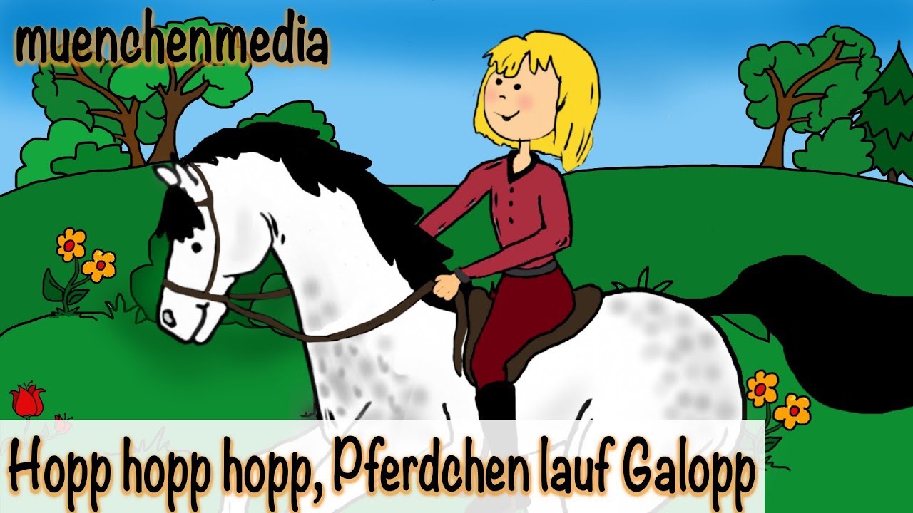 🎵 Hopp, hopp, hopp, Pferdchen lauf Galopp - Kinderlieder zum Mitsingen | Kinderlieder deutsch