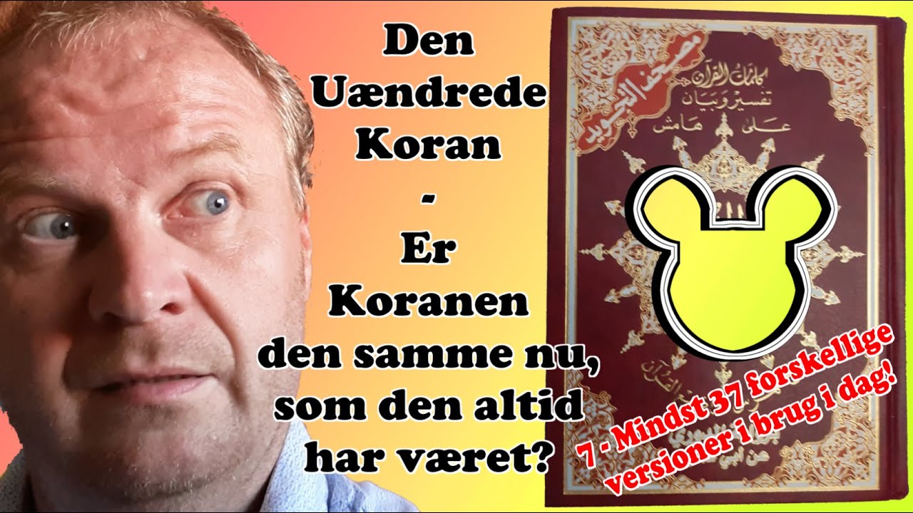 7 - Den U&aelig;ndrede Koran - Koraner p&aring; arabisk i hobetal i dag