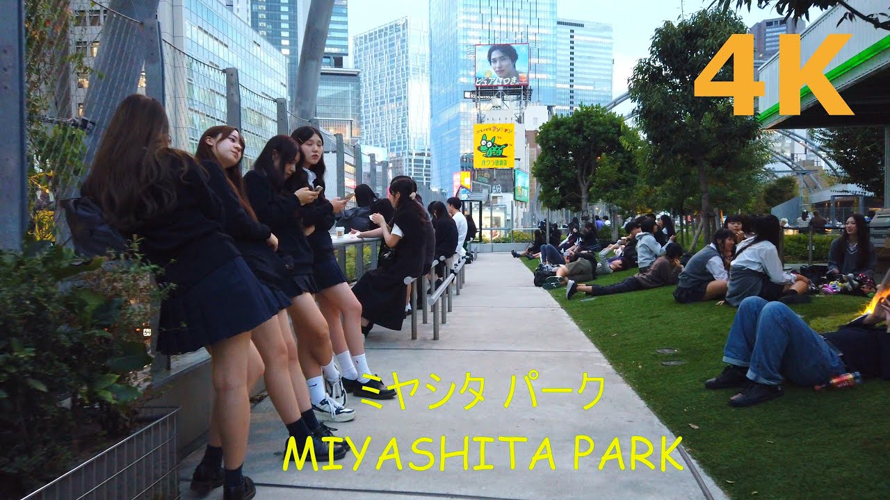 【4k】Tokyo walk-MIYASITA PAKU🐶渋谷ミヤシタパークを散歩