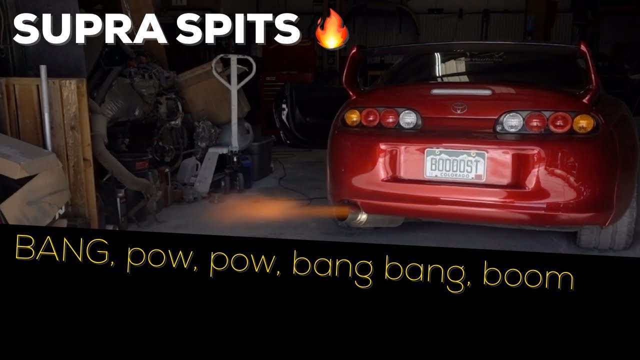 Single turbo 2JZ Supra  2 step launch control - Via EcuMaster Emu Black!