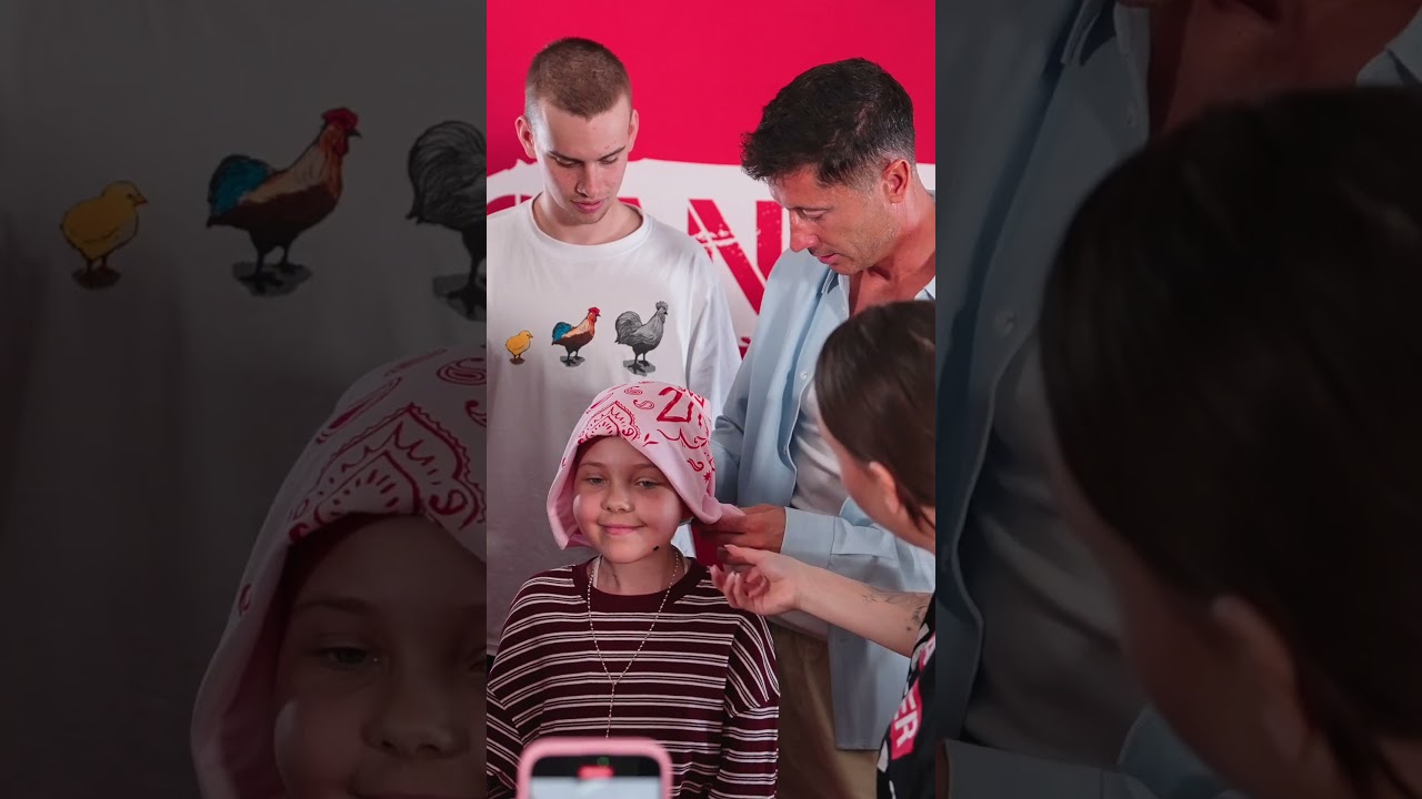 To się wydarzyło! Robert Lewandowski Łatwogang i Bedoes razem z podopiecznymi Cancer Fighters &hearts;️