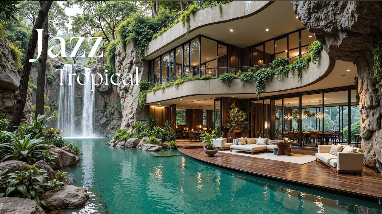 Calm Forest Evenings with Soft March Jazz | Cozy Living Room Ambience & Smooth Piano Vibes