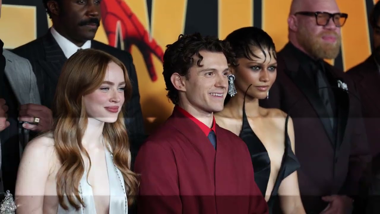 Sadie Sink, Jon Bernthal, Tom Holland, Zendaya  -- premiere of 'Spider-Man: Brand New Day'