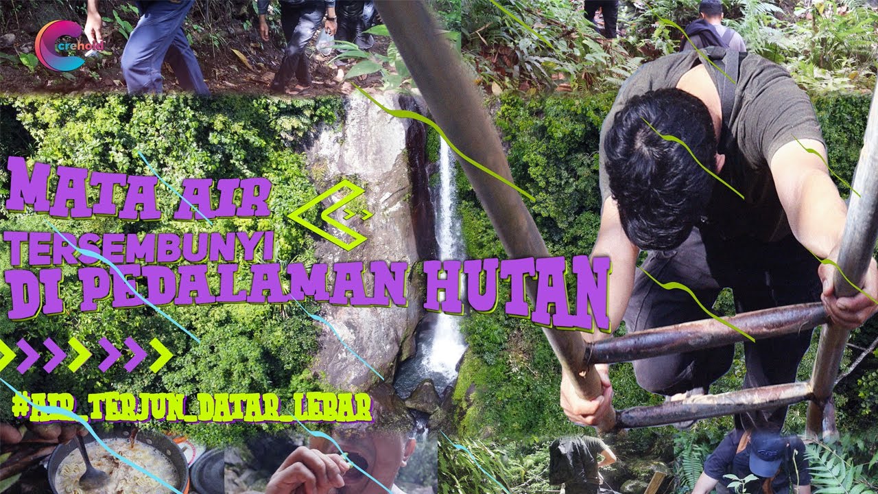 Mata Air Jernih di Pedalaman Hutan || Air Terjun Datar Lebar || Bengkulu Tengah