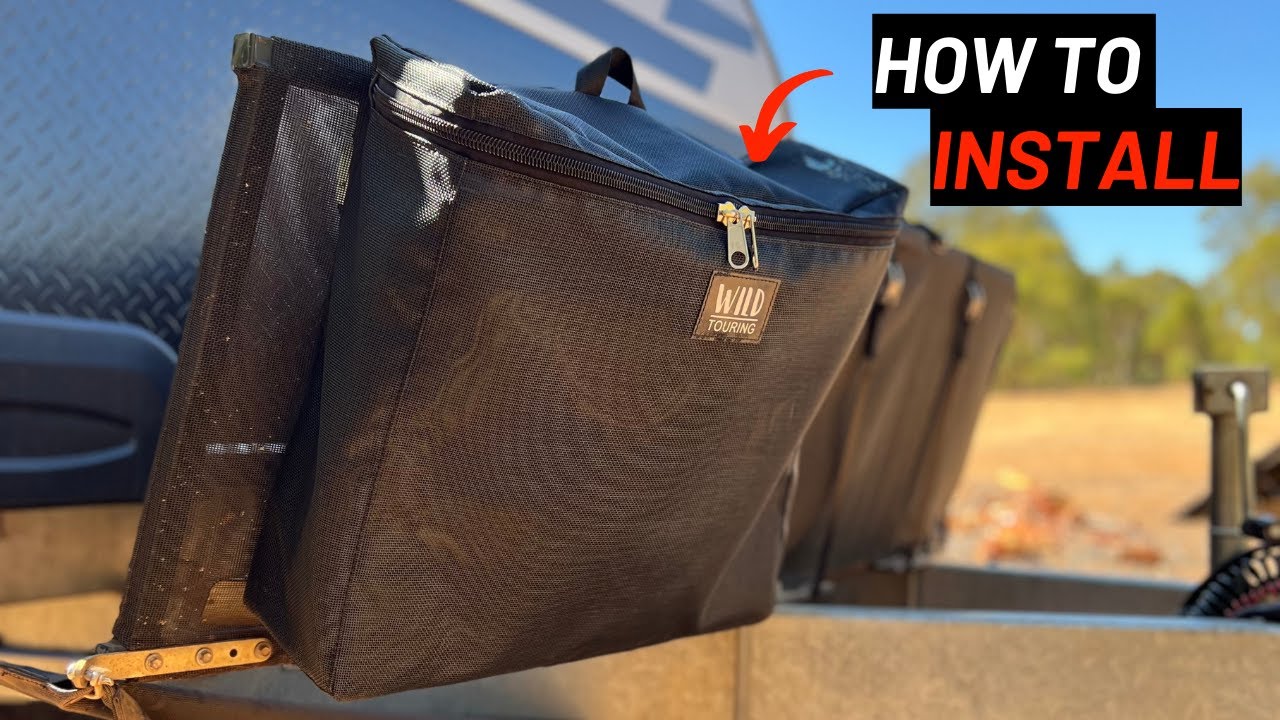 Stone Guard Bag Install  ||  Australian Made  ||  Wild Touring