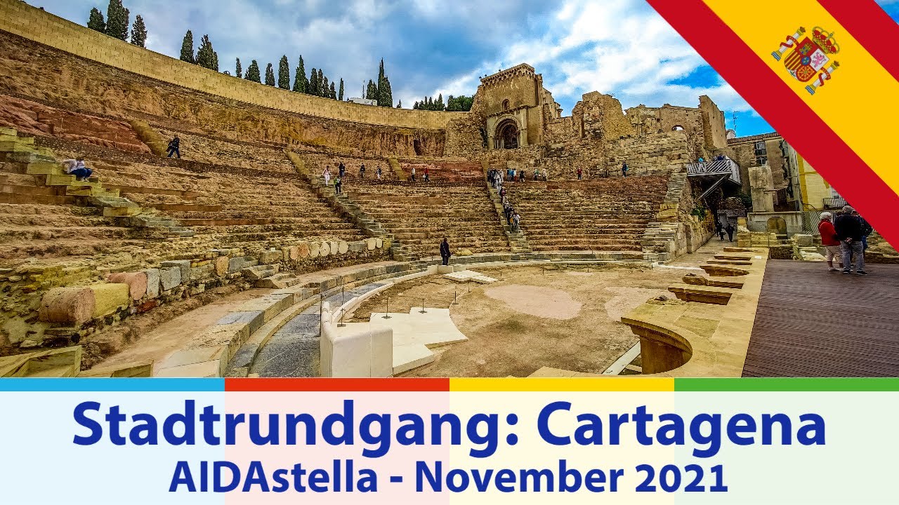 Stadtrundgang durch Cartagena - Spanien, Portugal & Kanaren 1 mit AIDAstella - November 2021