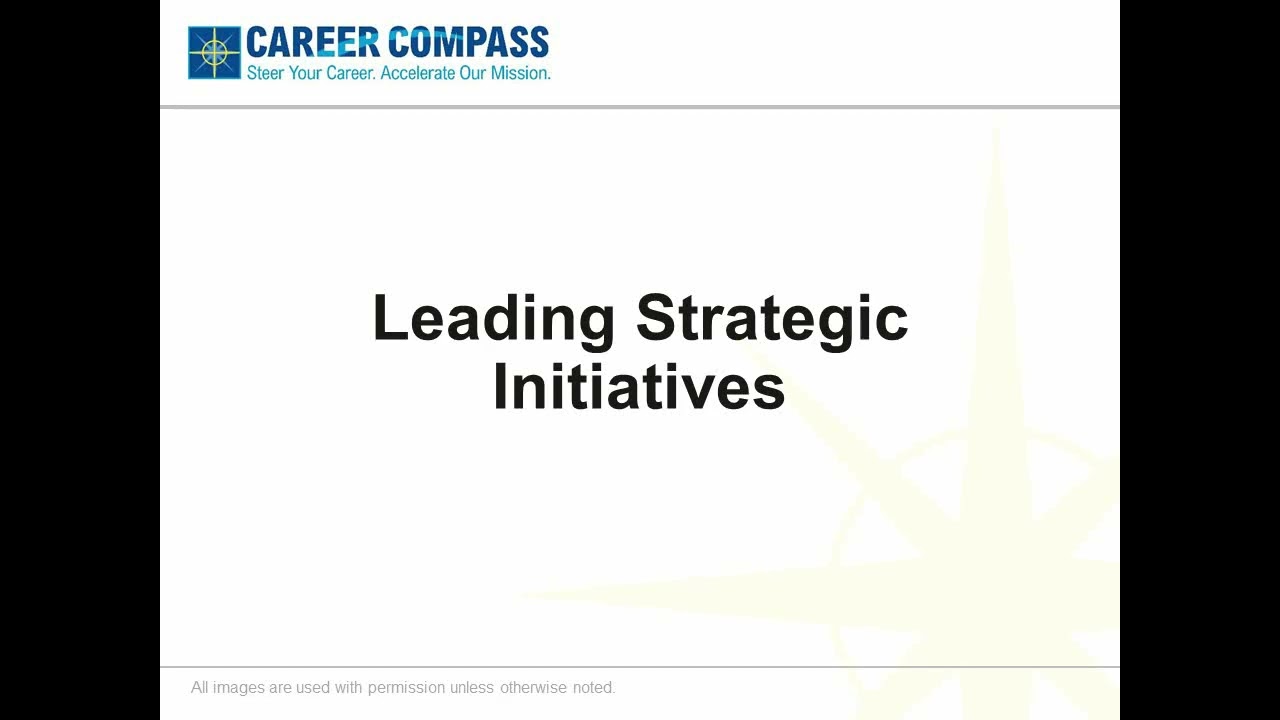 Leading Strategic Initiatives