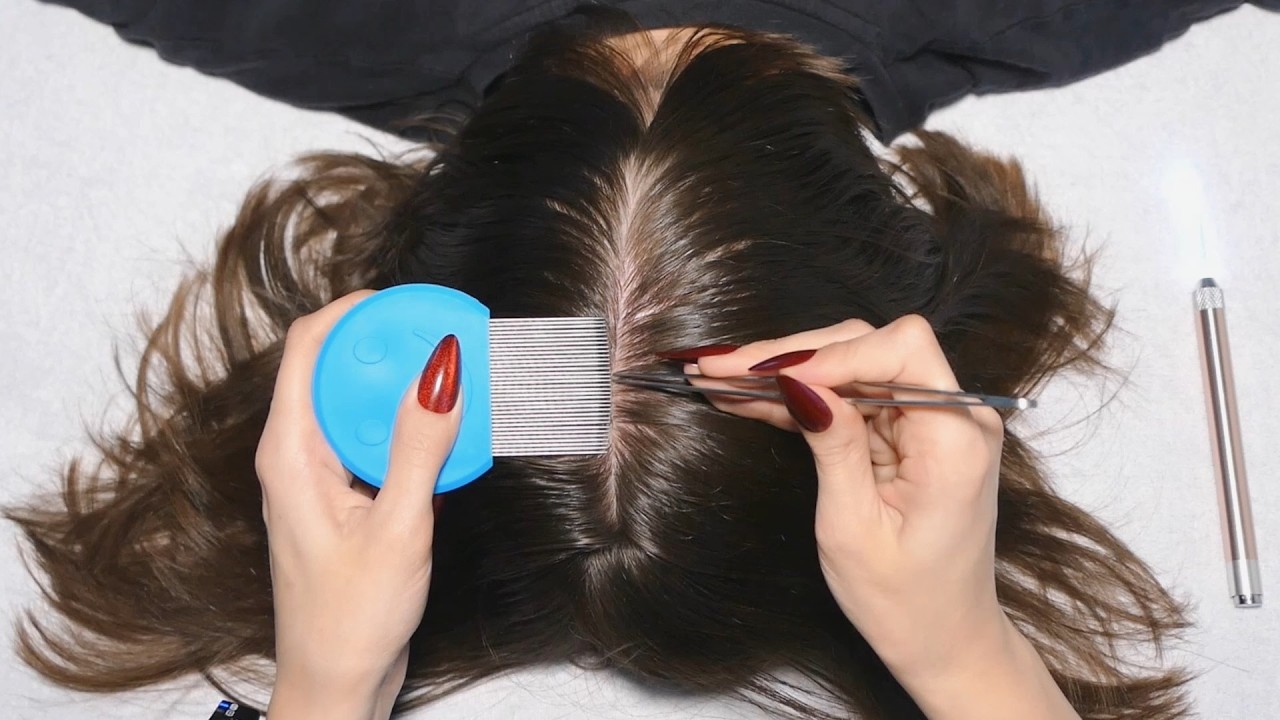 1HR of ASMR School Nurse LICE Removal & SCALP Check Compilation 🤍